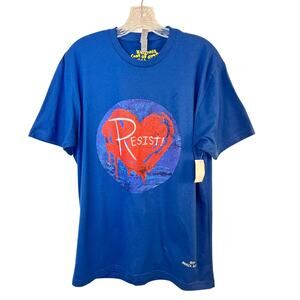 Penzeys Short Sleeve Blue RESIST T-Shirt Large